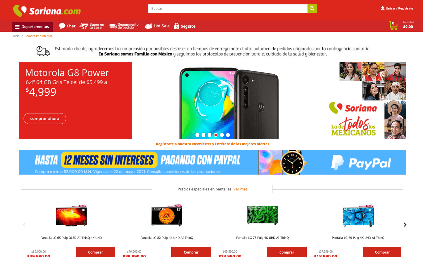HotSale llega a Soriana.com