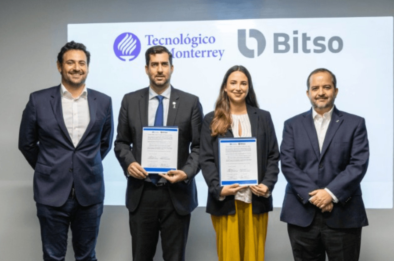 Firman Tec de Monterrey y Bitso convenio para impulsar las fintech